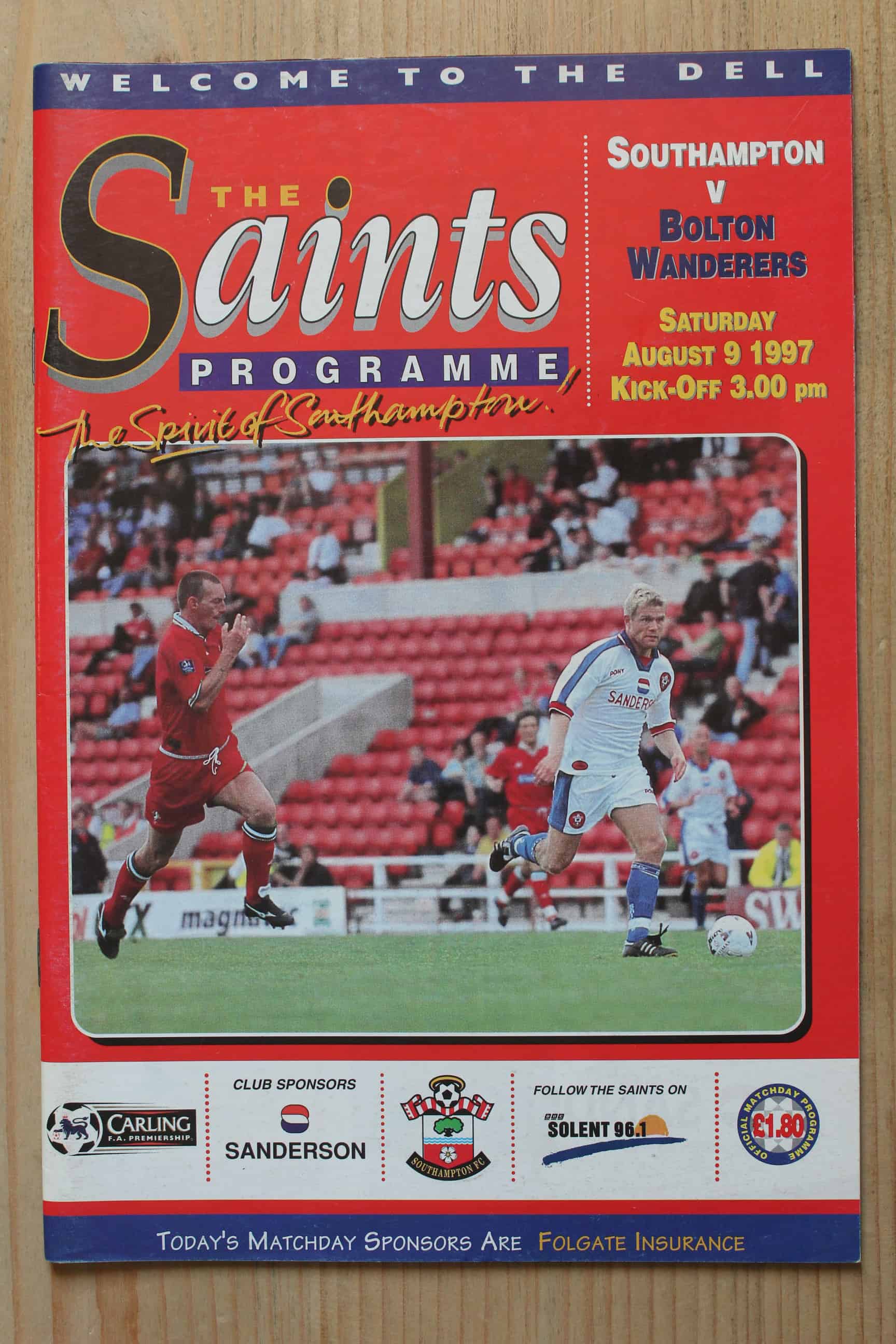 Southampton FC v Bolton Wanderers FC